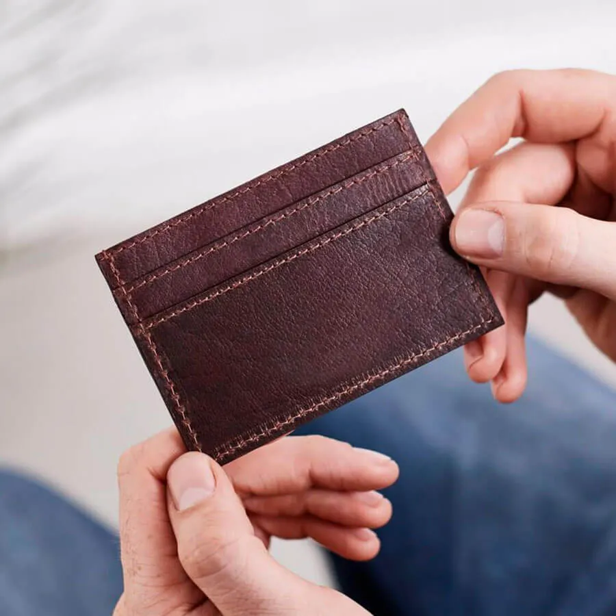Men's Leather Credit Card Holder