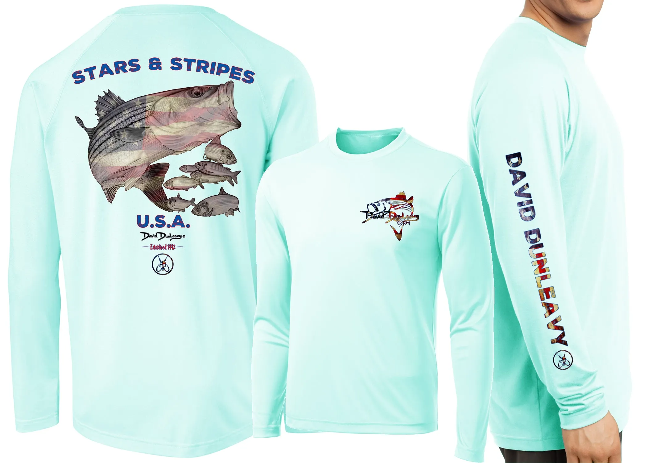 Men’s Performance Stars & Stripes Long Sleeve