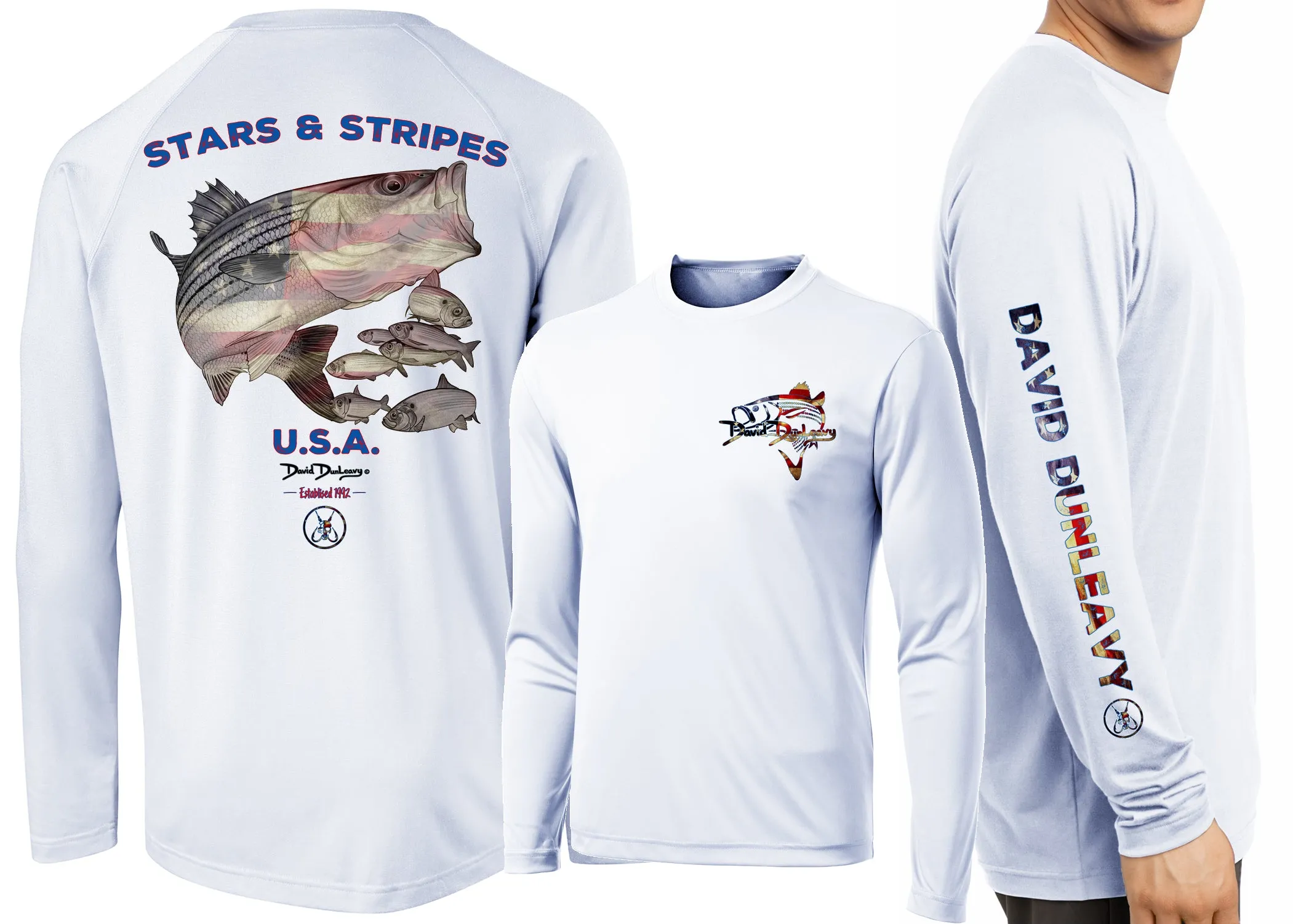 Men’s Performance Stars & Stripes Long Sleeve