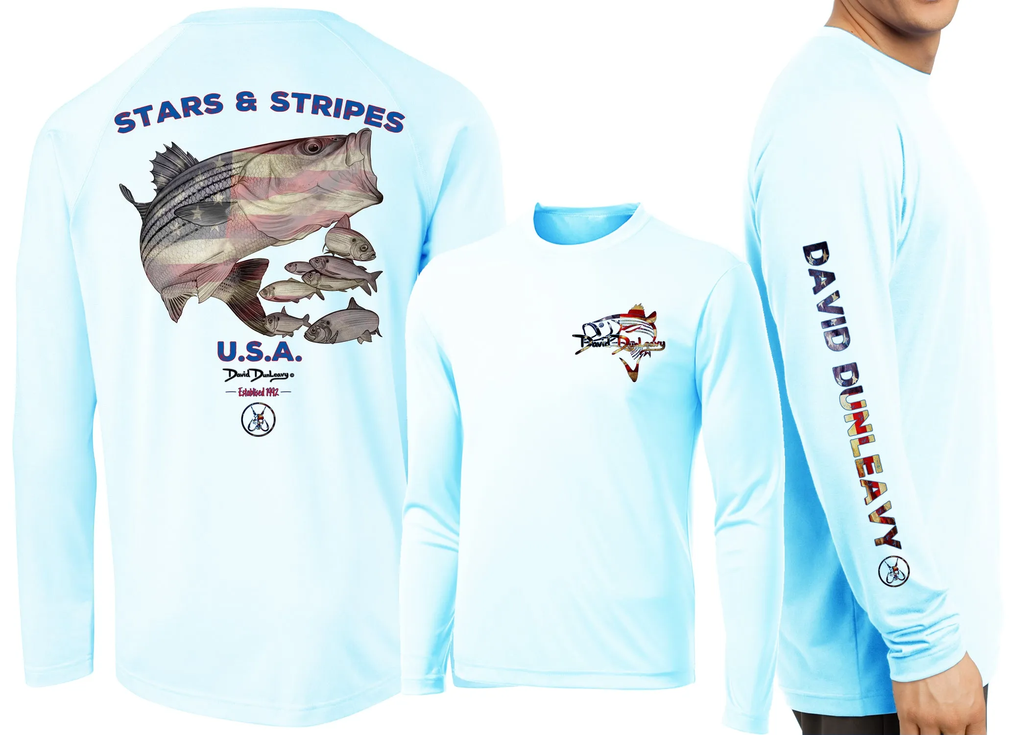 Men’s Performance Stars & Stripes Long Sleeve