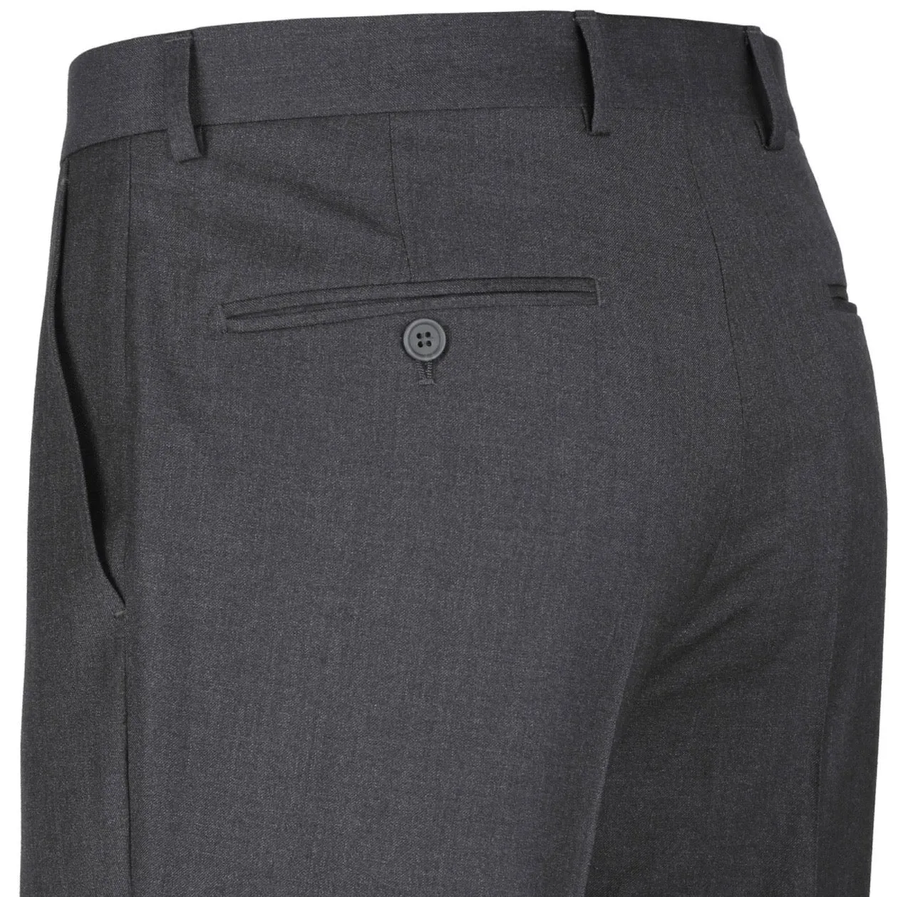 Men's Renoir Two Piece Dark Gray Slim Fit Suit