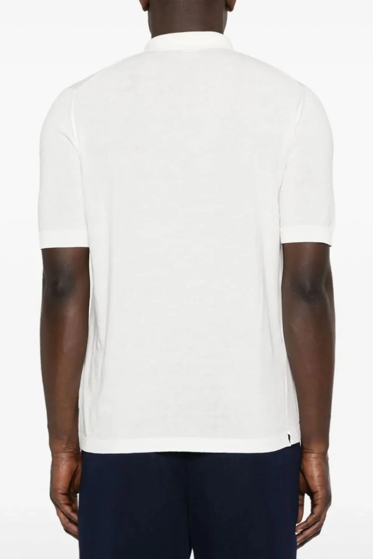 Men's Short Sleeve Polo in White