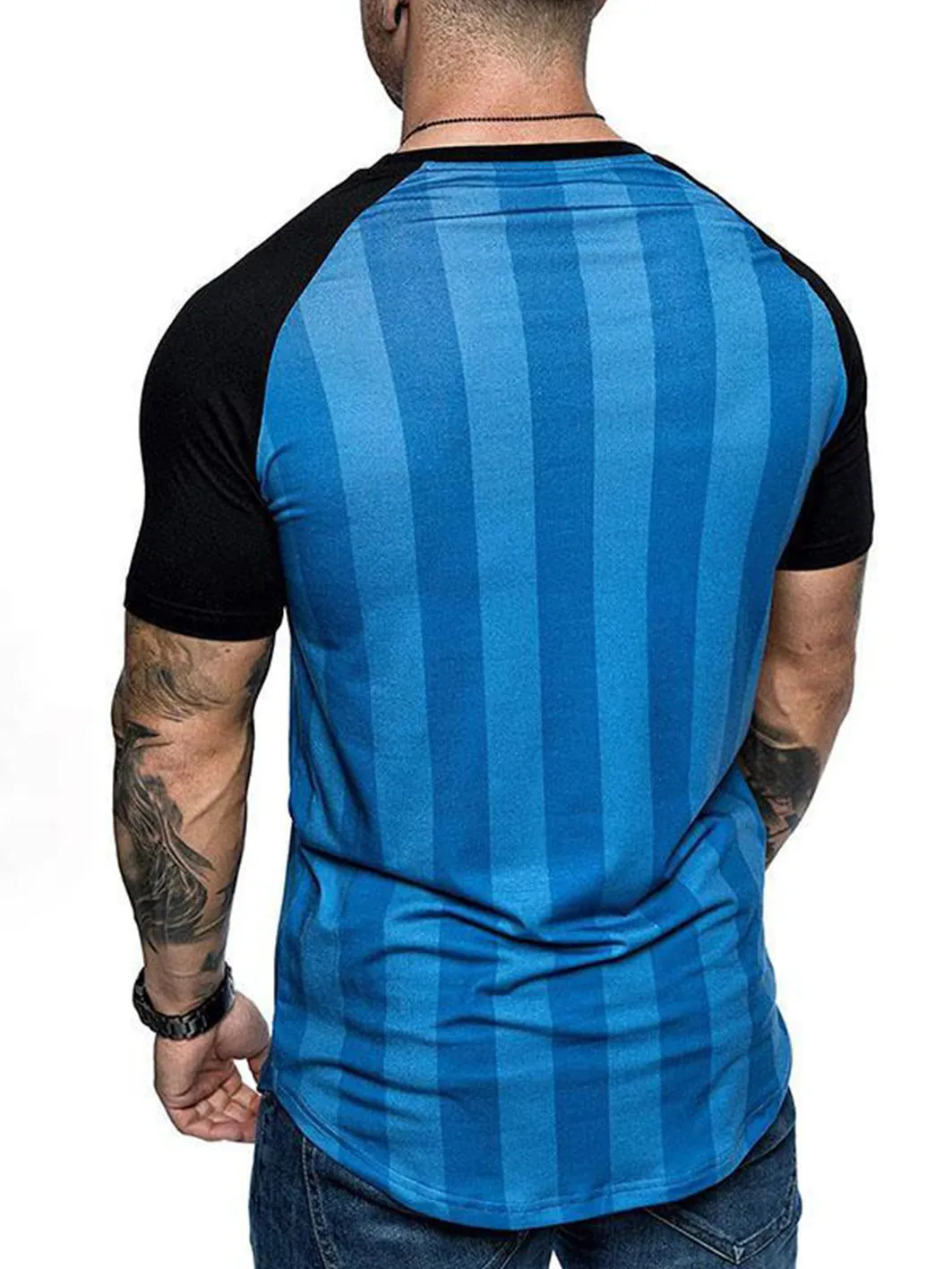 Men's striped T-shirt