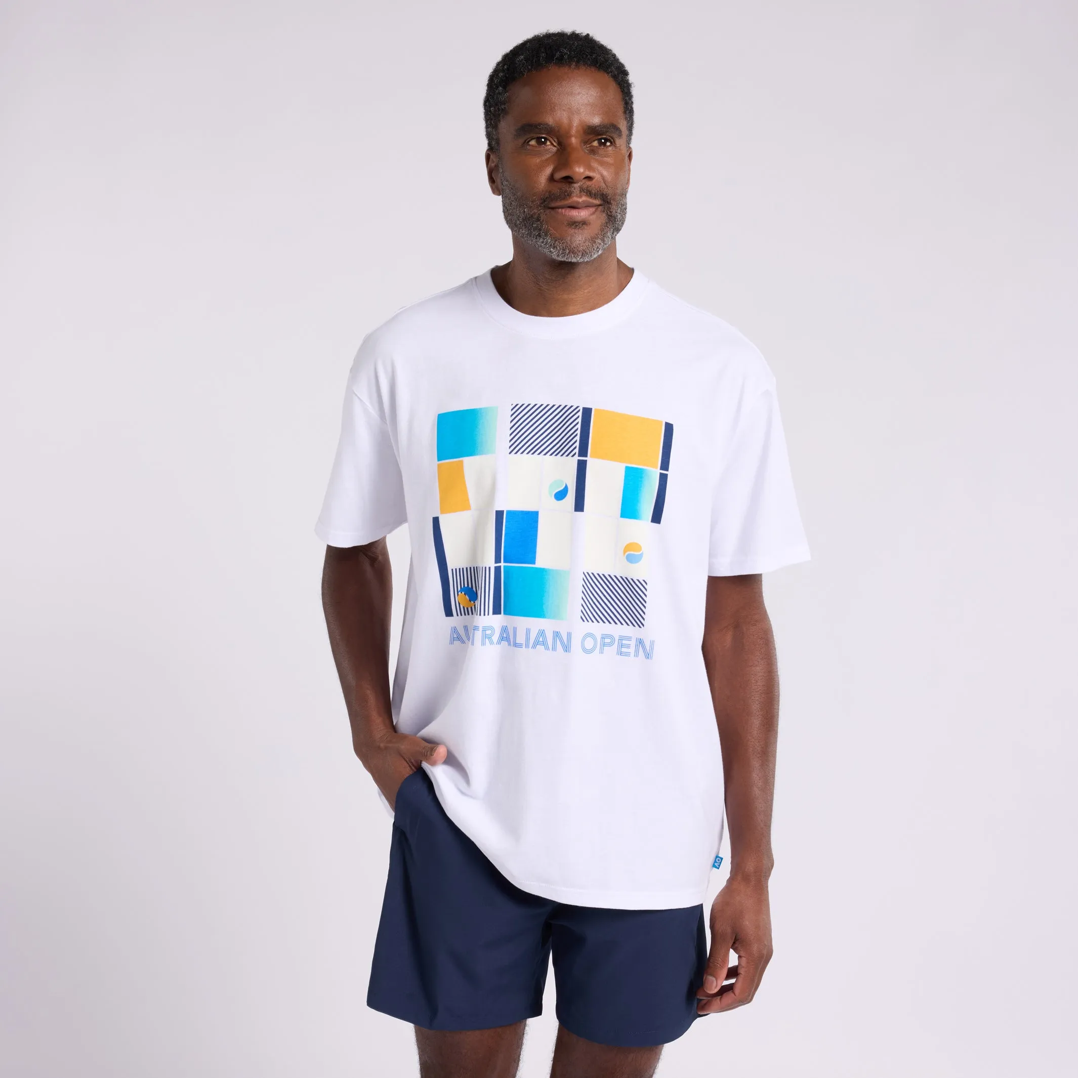 Men's T-Shirt Tennis Grid