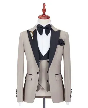 Men's Wedding 3 Piece Suit Up To 6XL