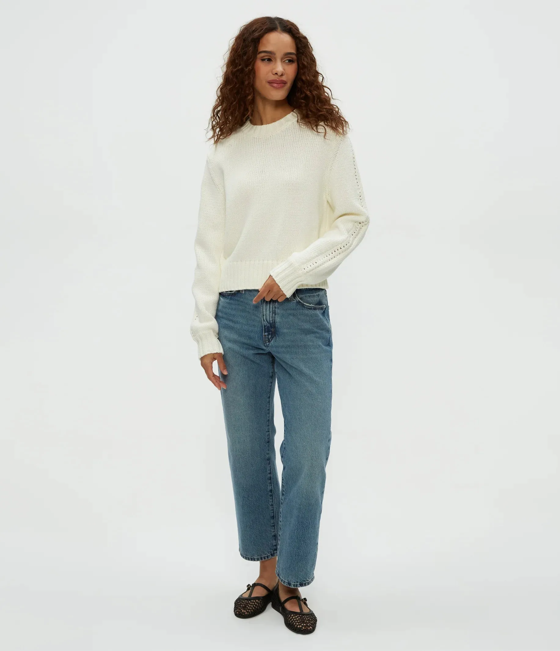 Merle Crewneck Sweater | Off White