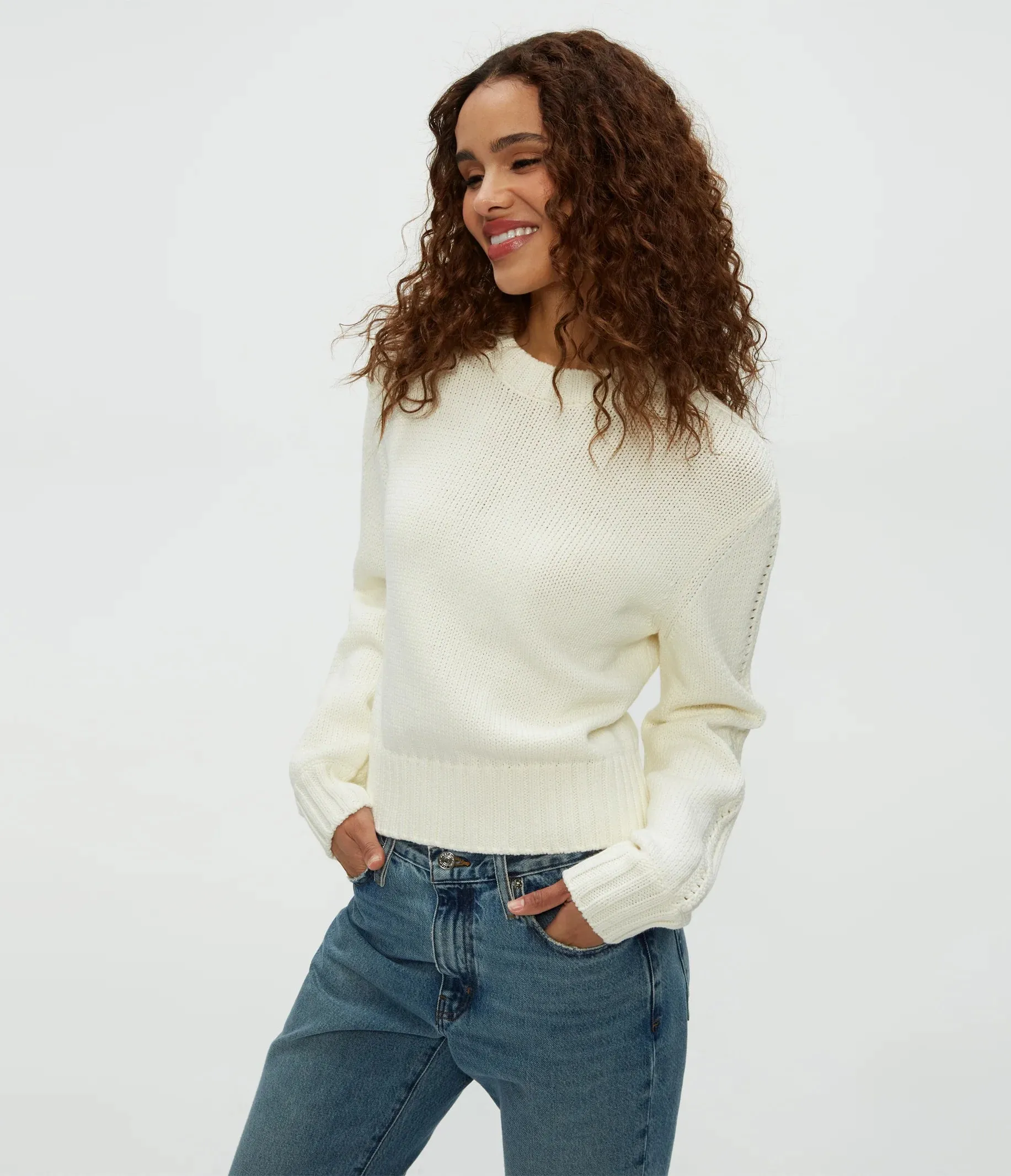 Merle Crewneck Sweater | Off White