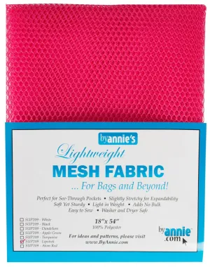 MESH LIGHTWEIGHT FABRIC 18"x54" LIPSTICK
