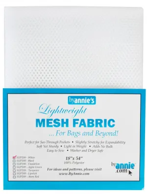 MESH LIGHTWEIGHT FABRIC 18"x54" WHITE