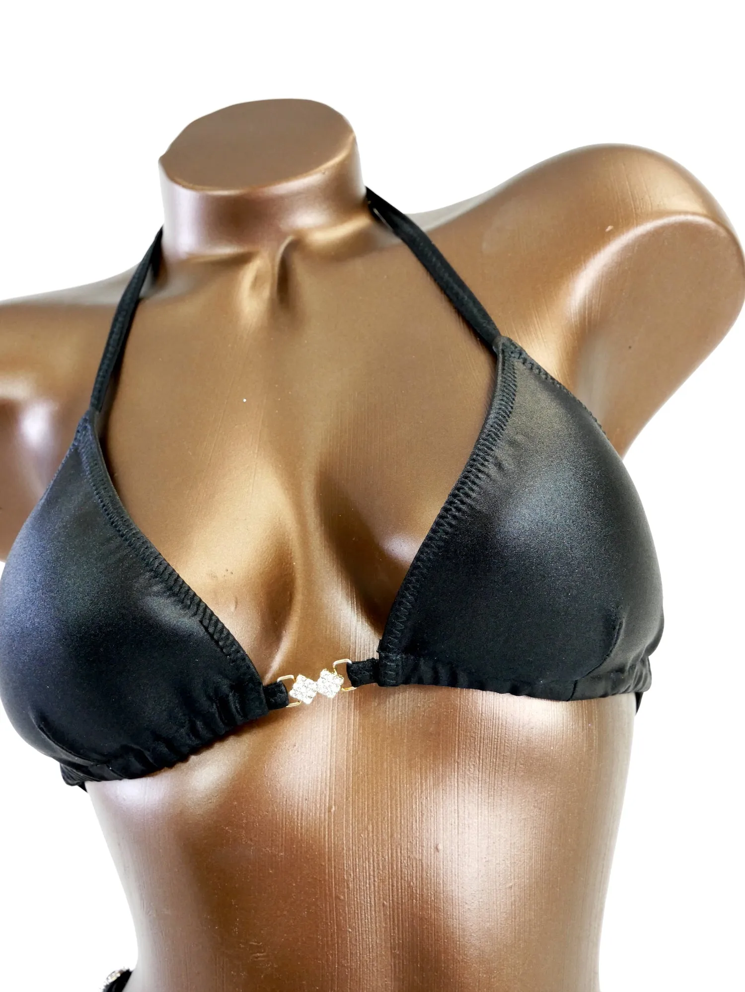 Metallic Square Practice Bikini Suit