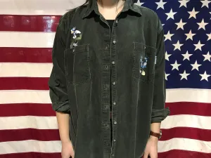 Mickey Mouse & Goofy 90’s Vintage Cord Shirt by Mickey Unlimited Disney