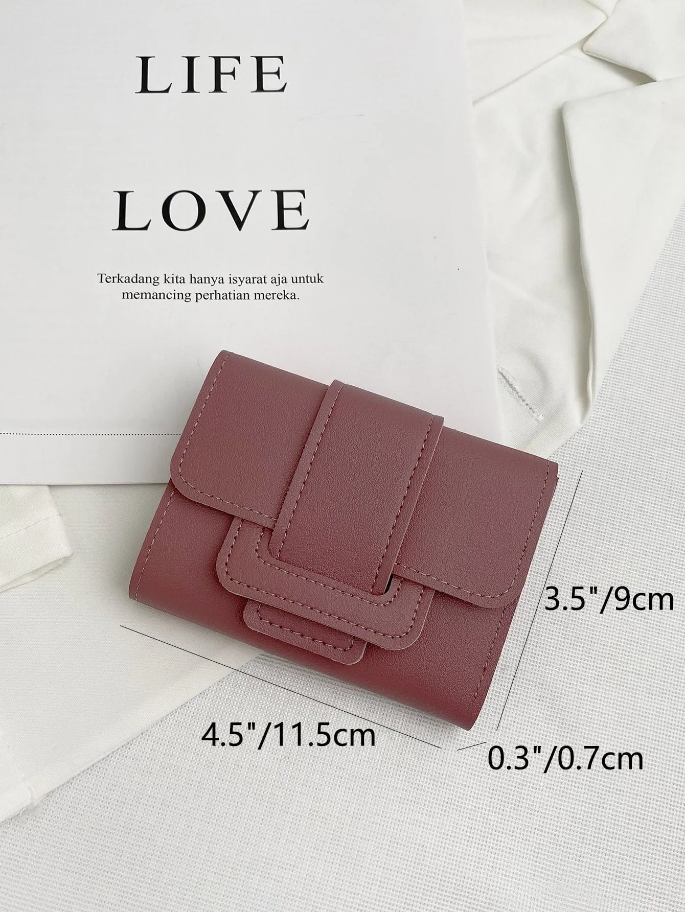 Minimalist Tri-Fold Small Wallet