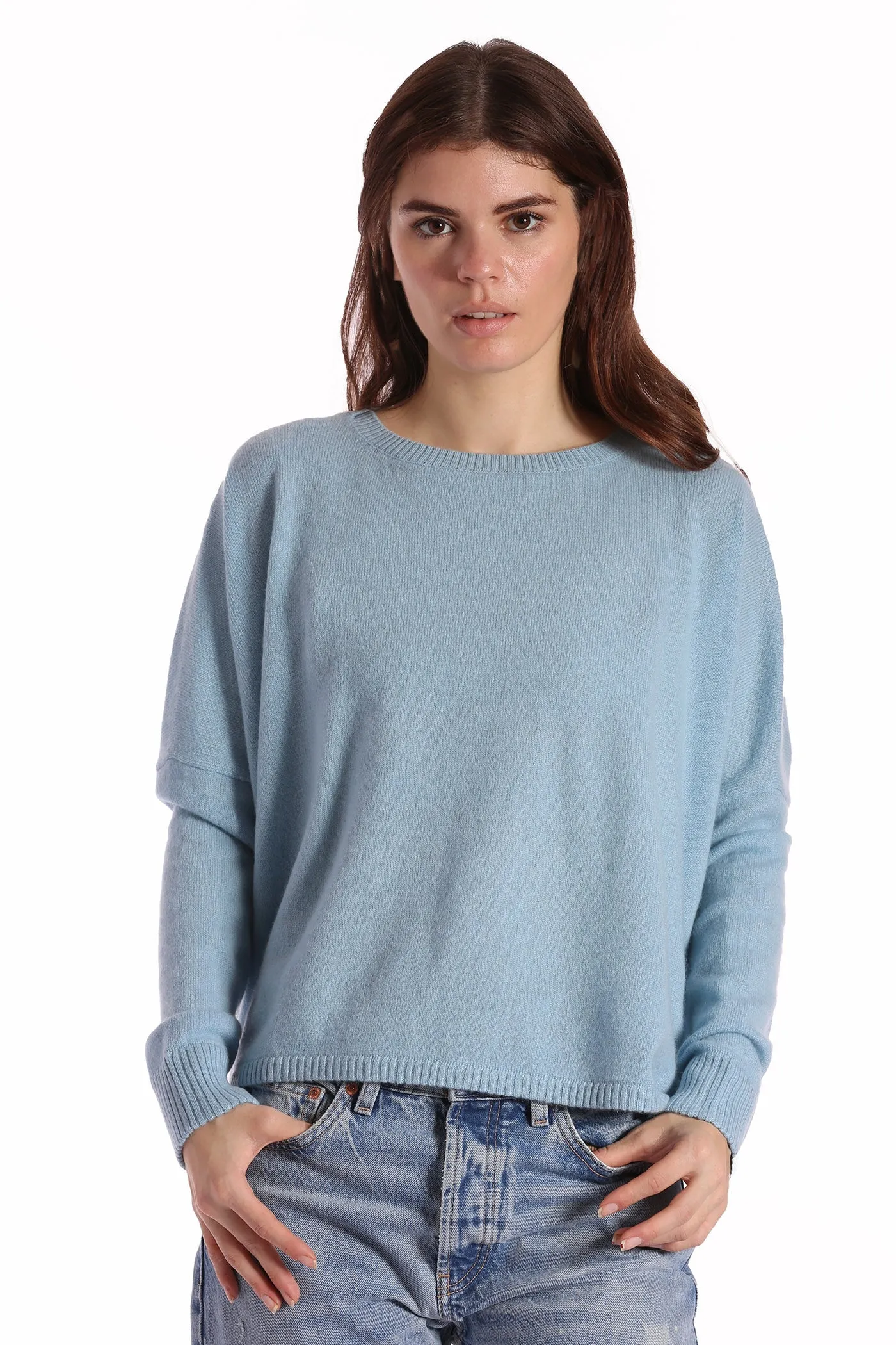 Minnie Rose Cashmere Boyfriend Sweater