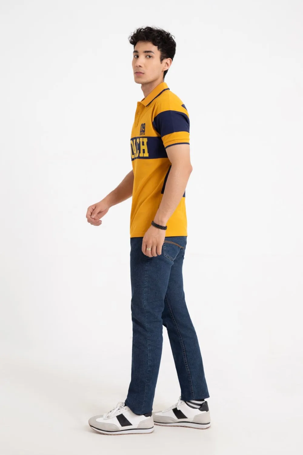 Mustard Collar T-Shirt