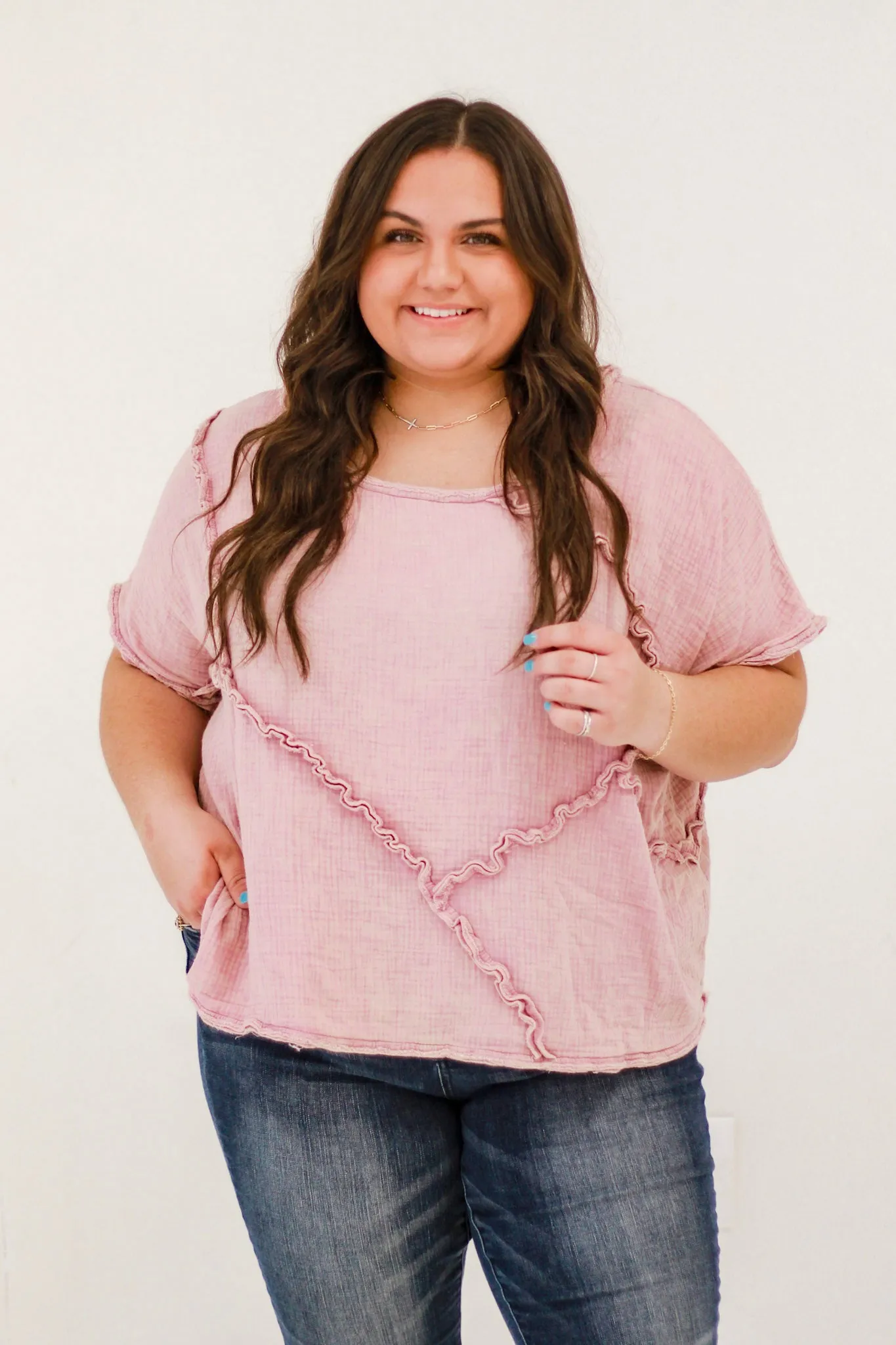 My Way With You Gauze Top by Oli & Hali