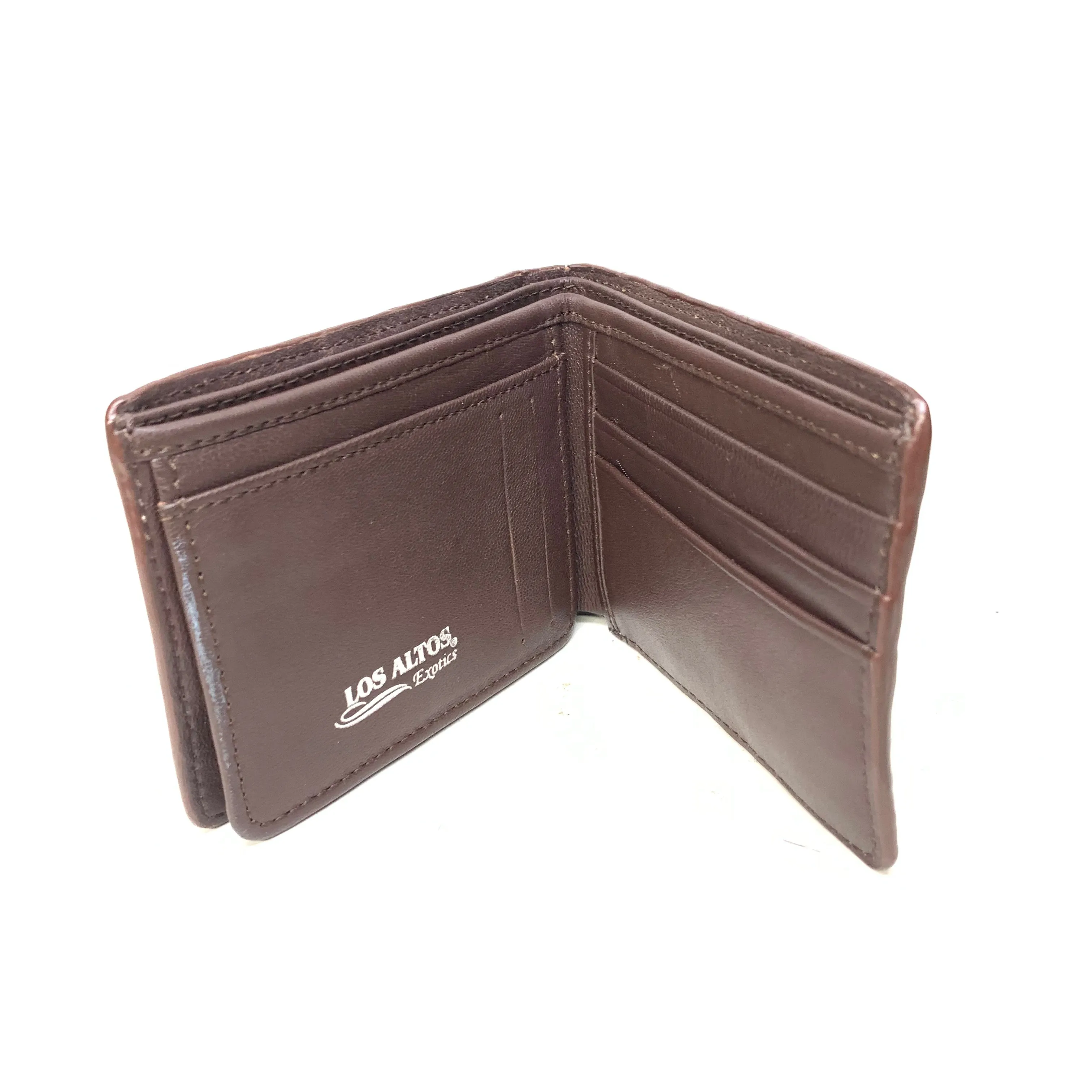 Natural Crocodile Hornback Wallet