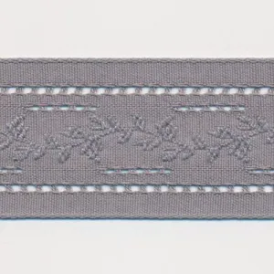 Natural Lacy Ribbon #49 Charcoal