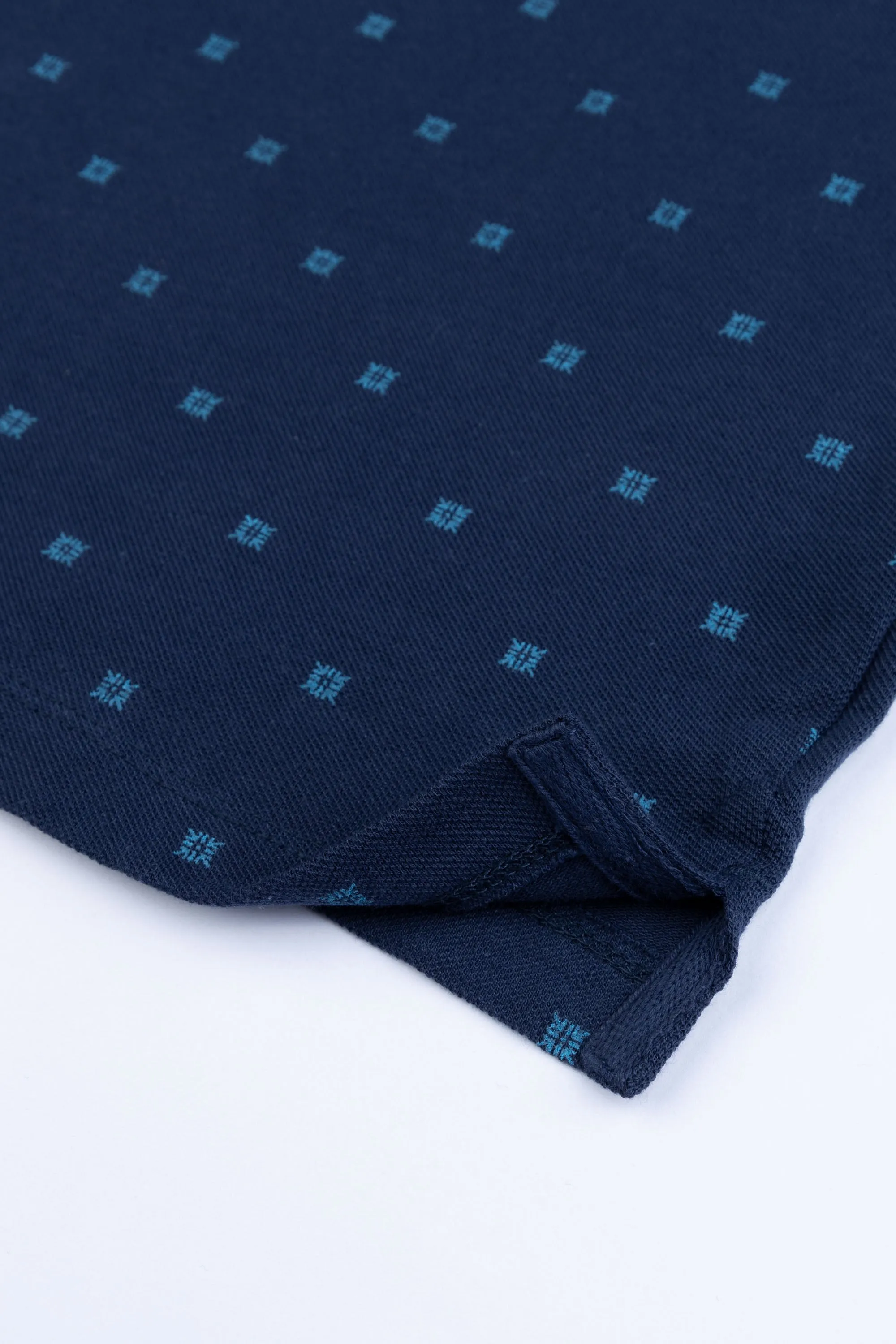 Navy Collar T-Shirt