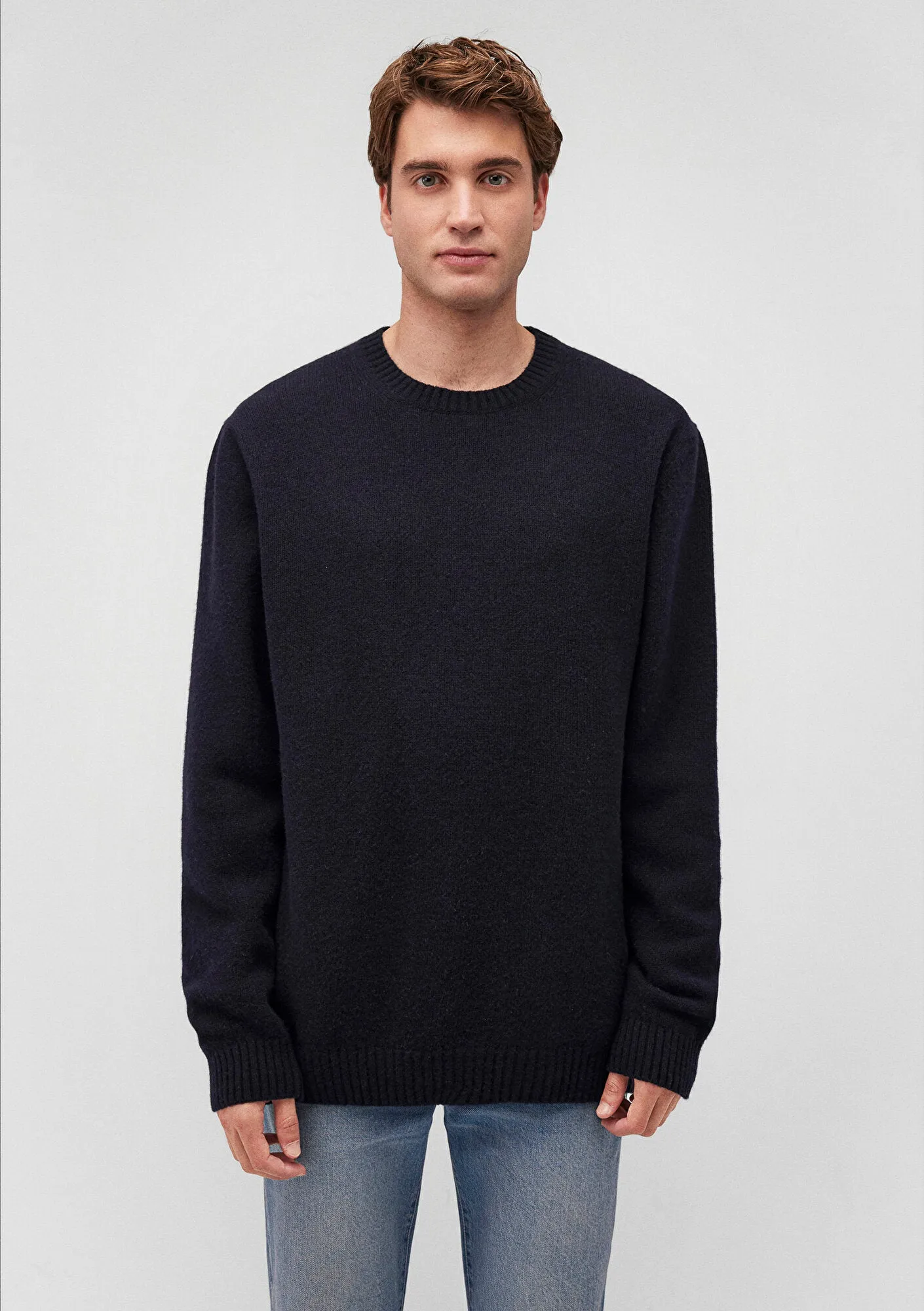 Navy Crewneck Sweater