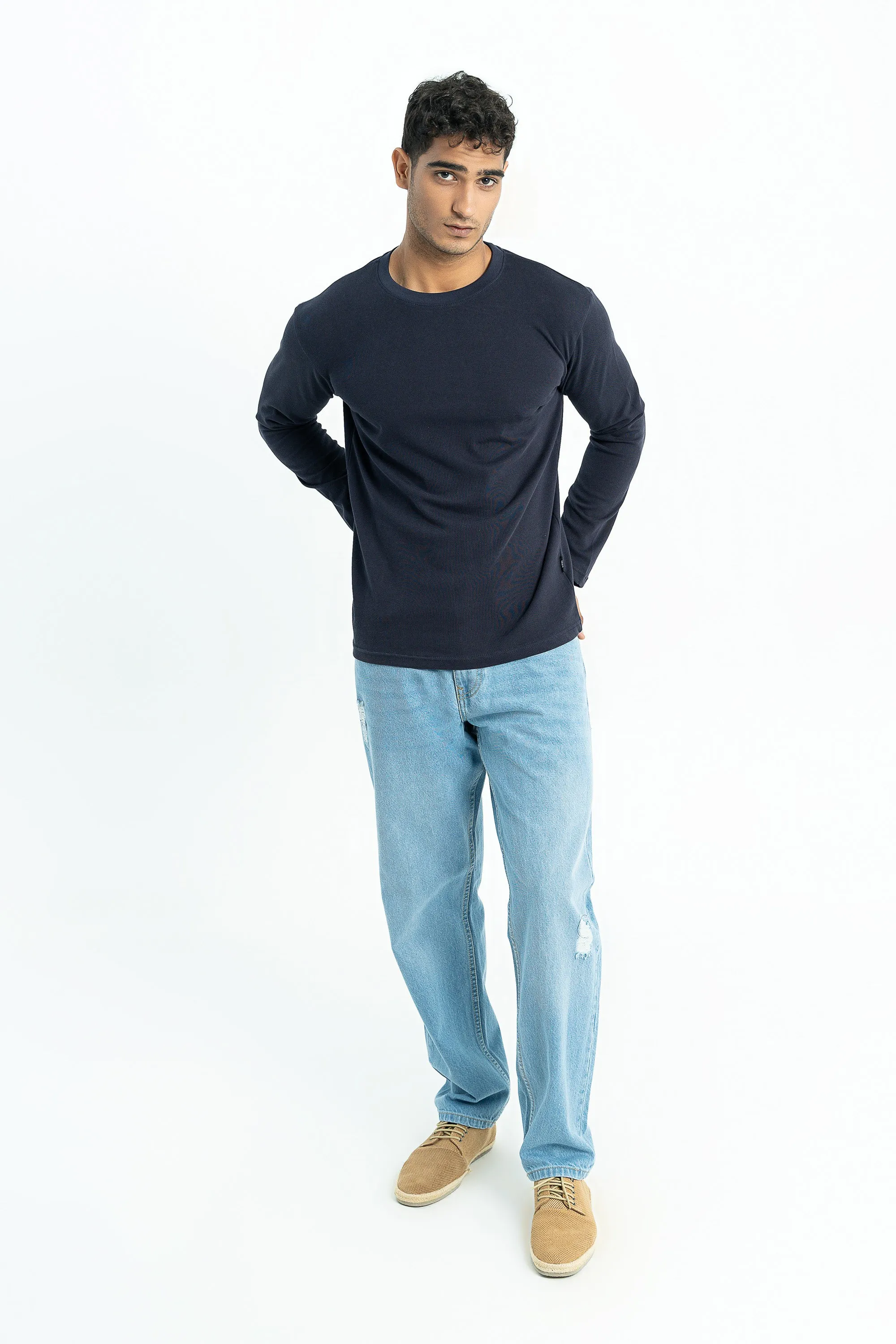 Navy Jersery Shirt