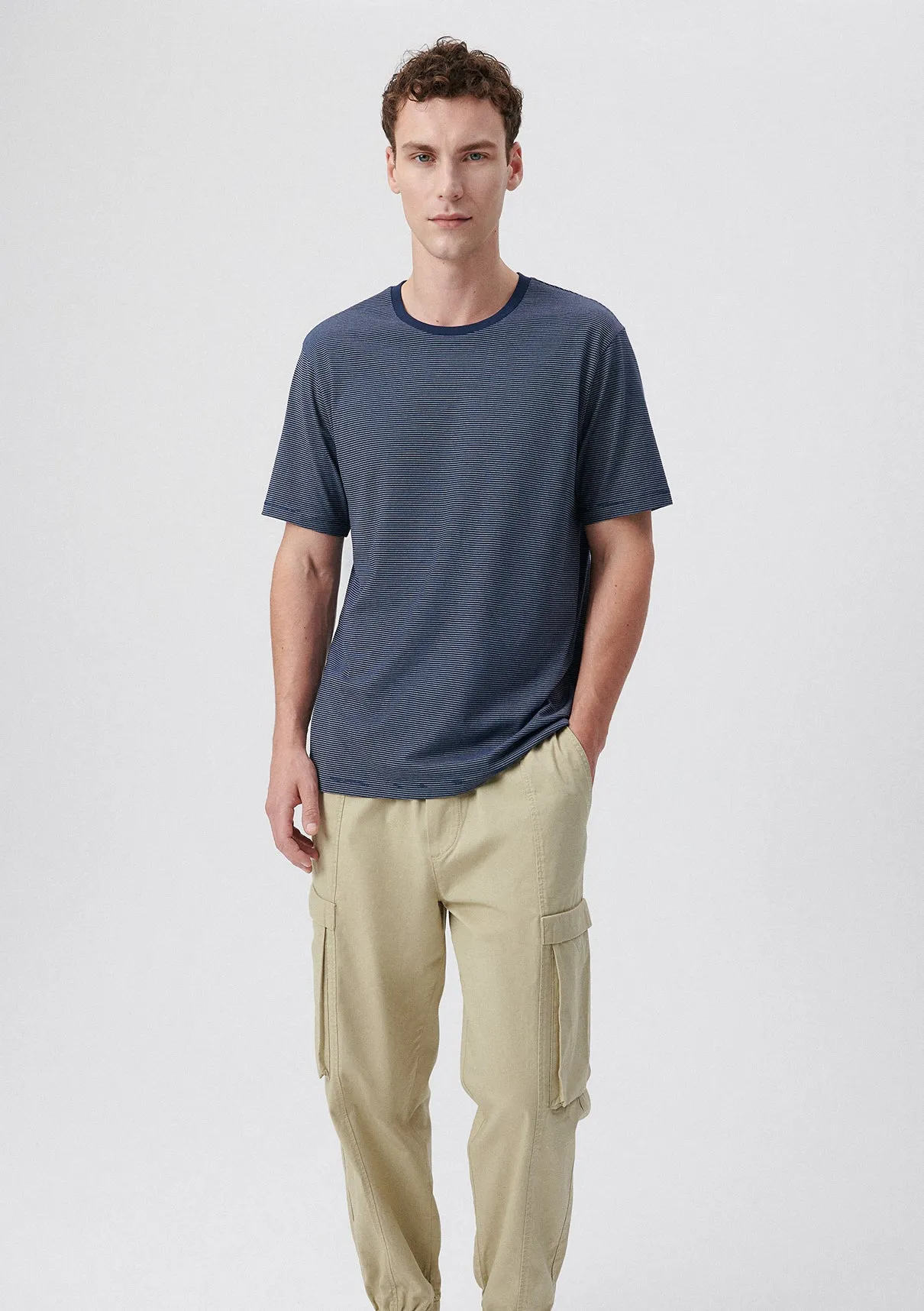 Navy Striped T-Shirt