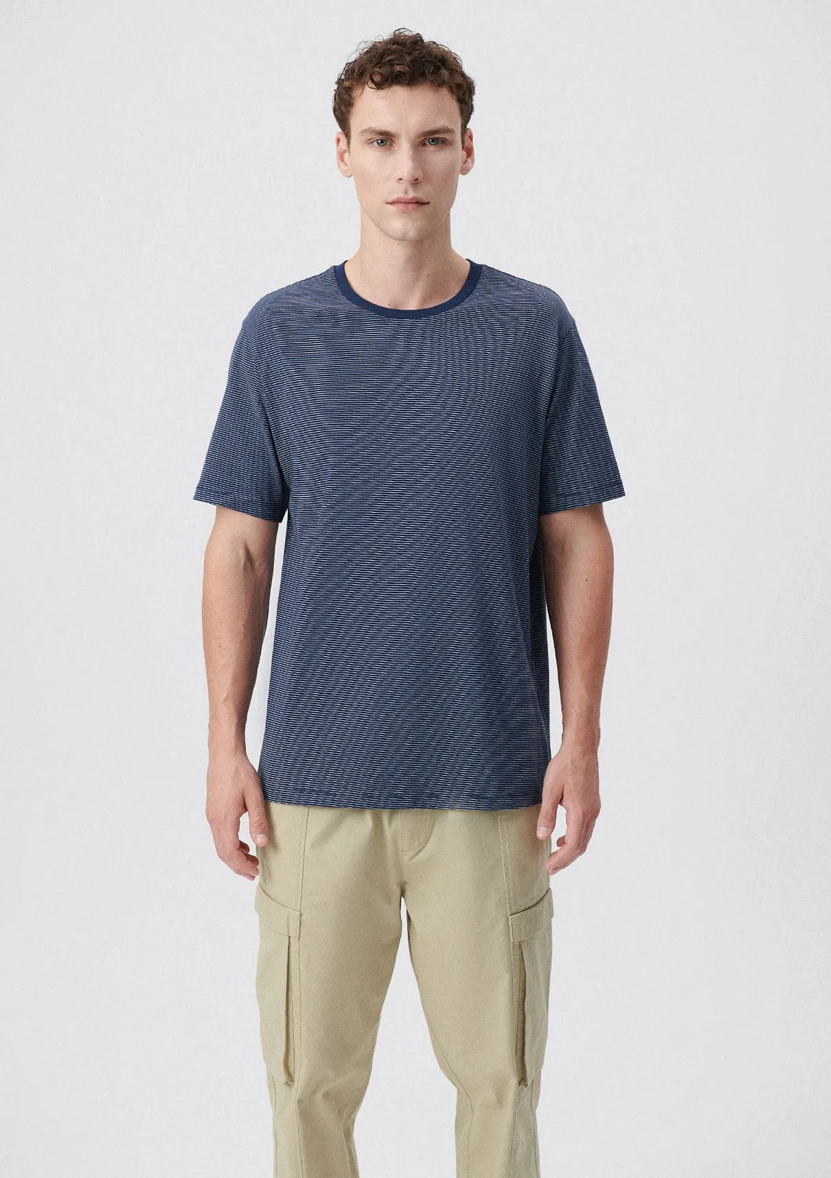 Navy Striped T-Shirt