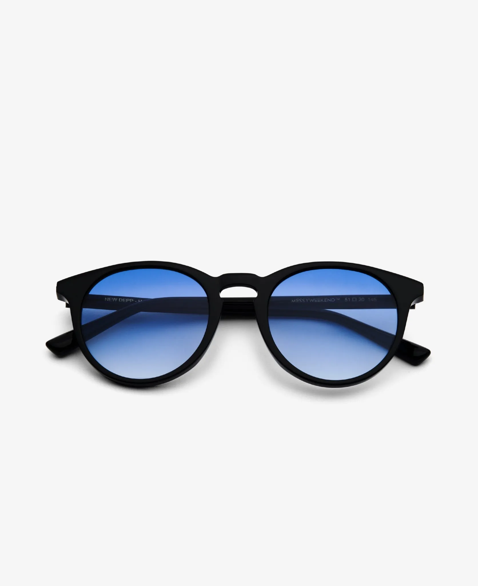 NEUES DEPP – Schwarz mit Farbverlauf in Blau