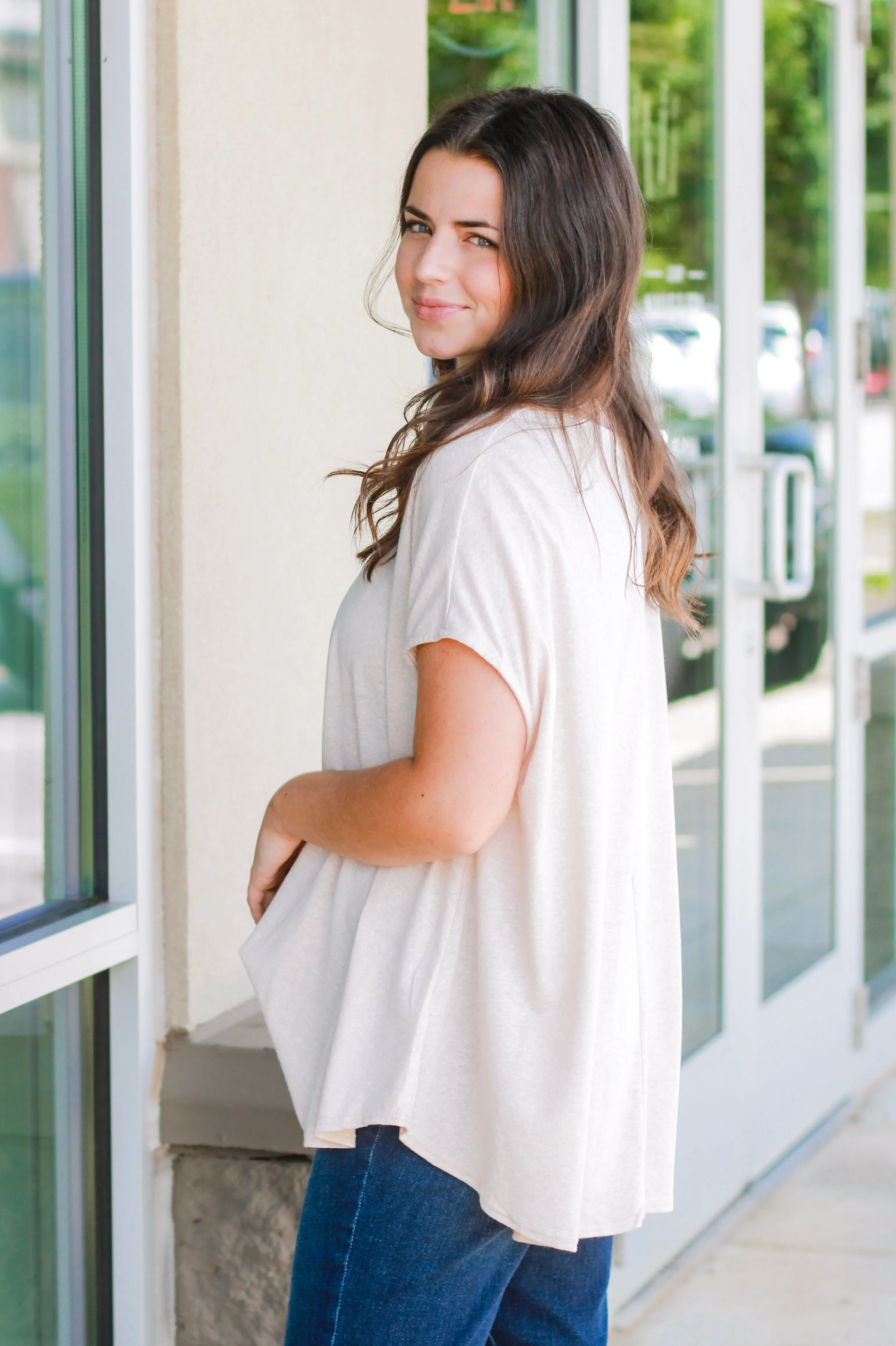 Oatmeal Love Basic Top
