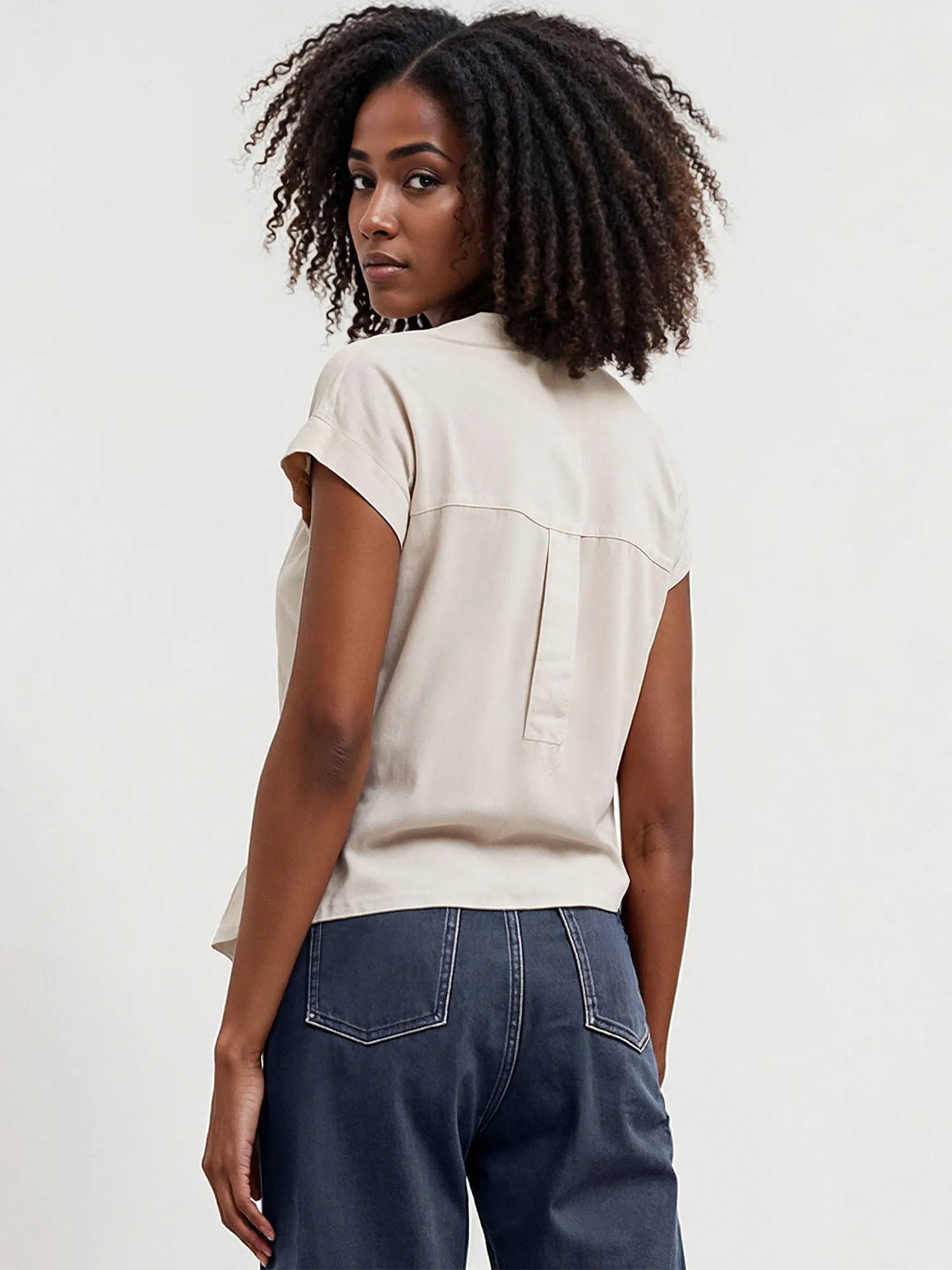 One Pocket Button Down Shirt