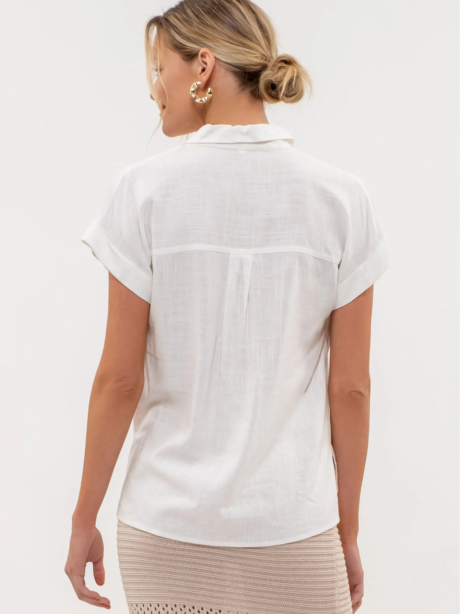 One Pocket Button Down Shirt