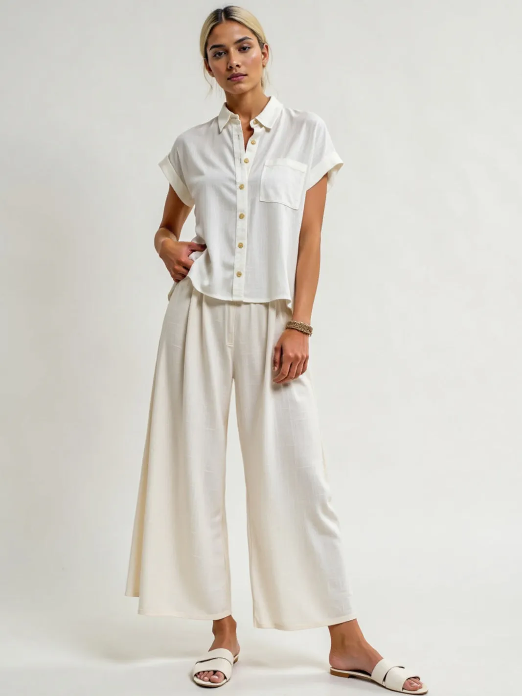 One Pocket Button Down Shirt