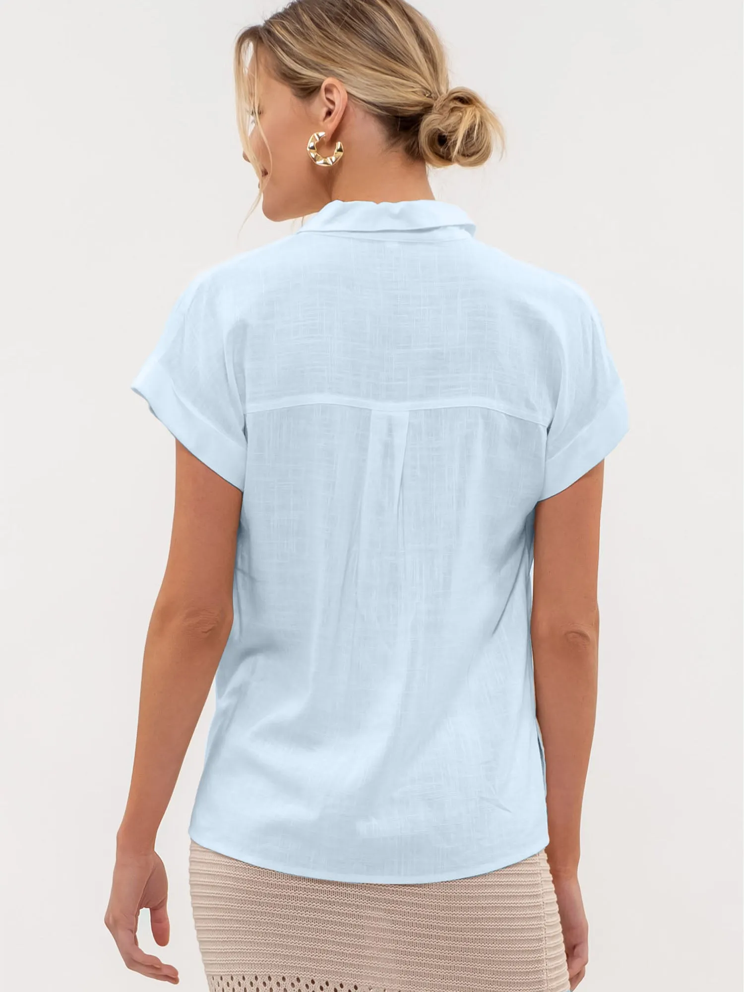 One Pocket Button Down Shirt