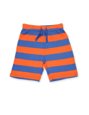 Orange and Blue Stripe Shorts