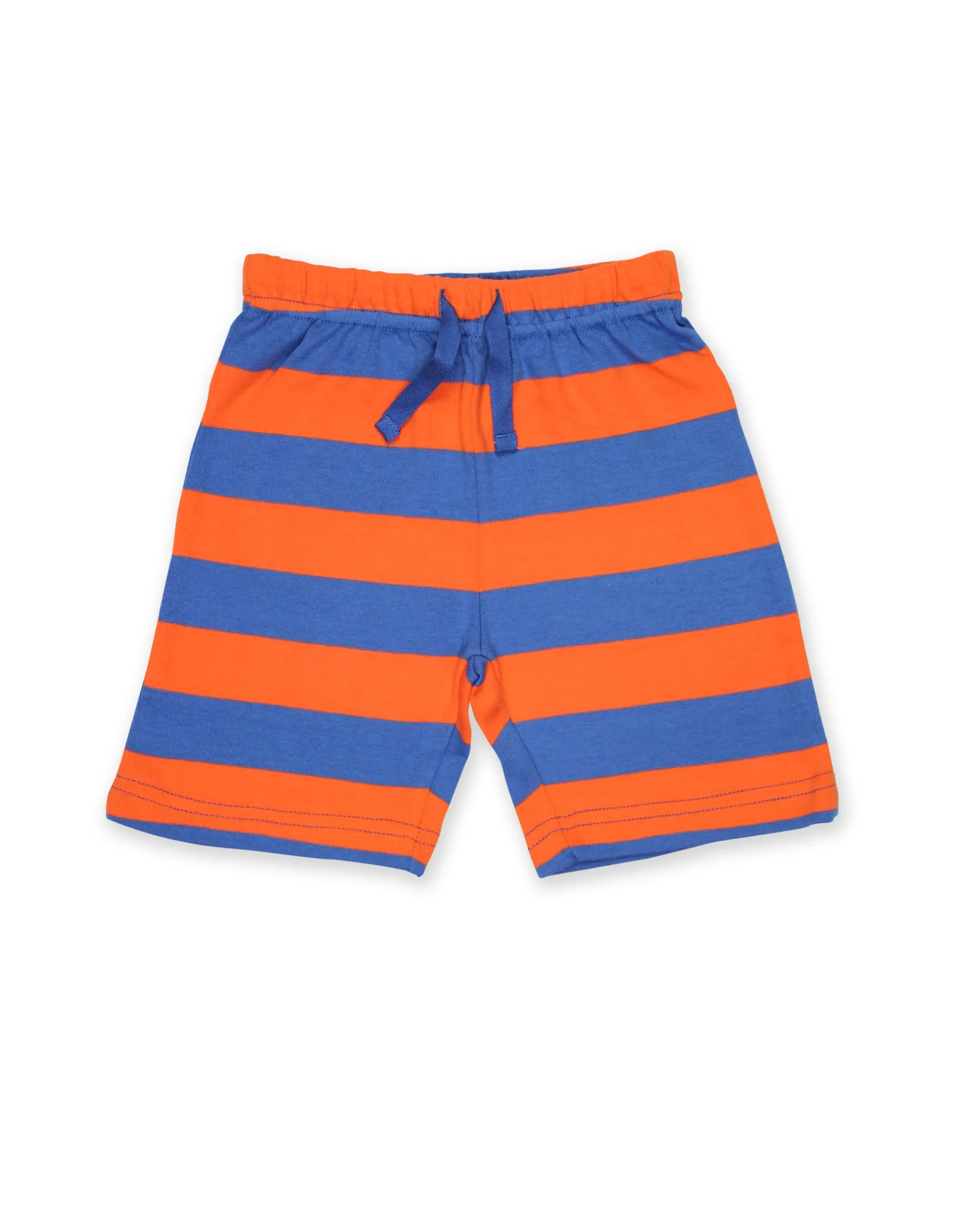 Orange and Blue Stripe Shorts