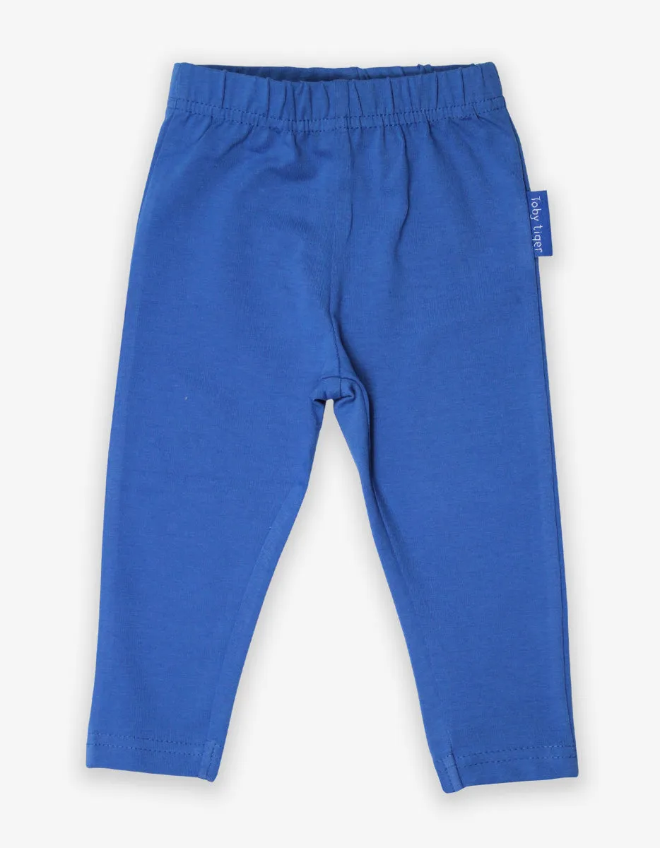 Organic Blue Basic Leggings