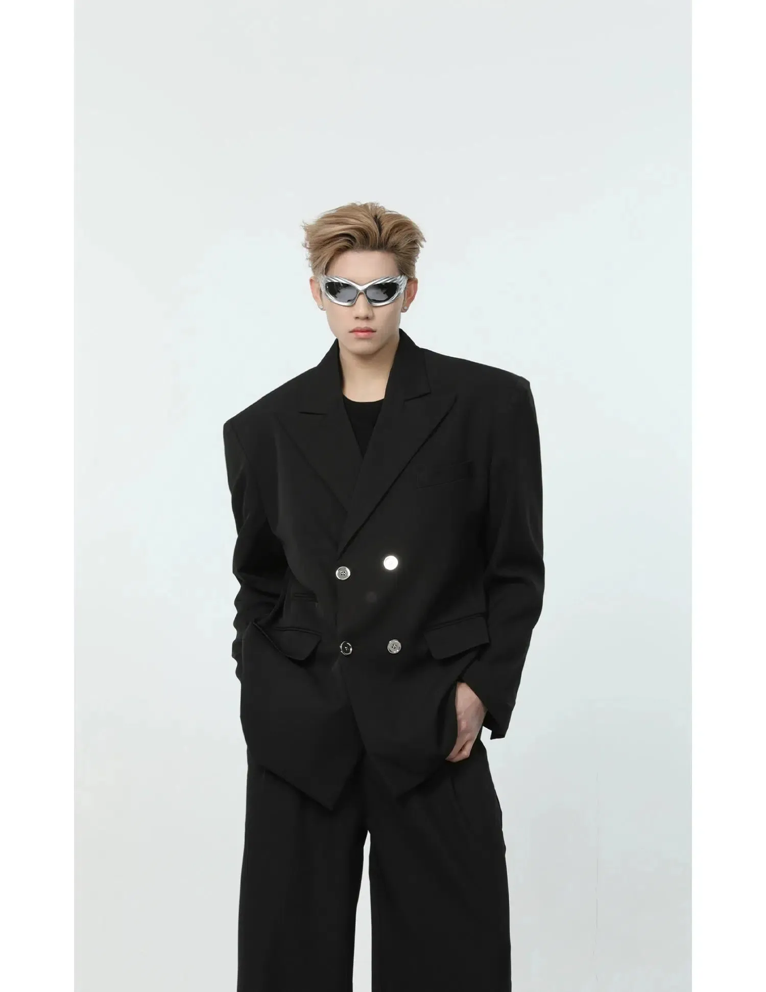Oversized Double-breasted Suit