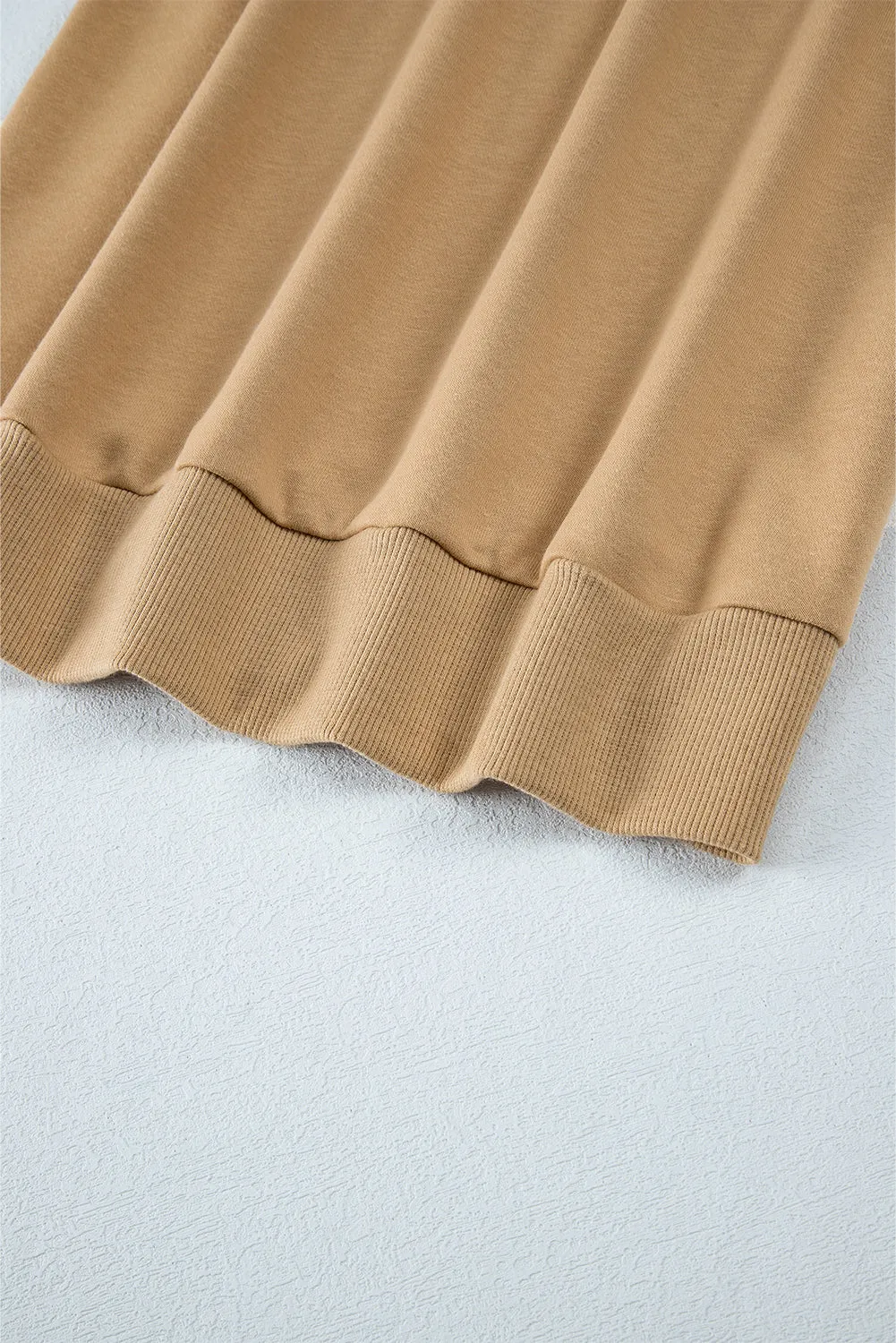 Patchwork Round Neck Sweatshirt