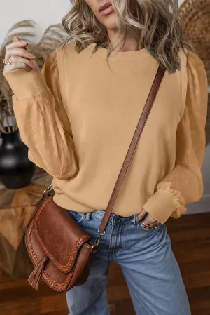 Patchwork Round Neck Sweatshirt