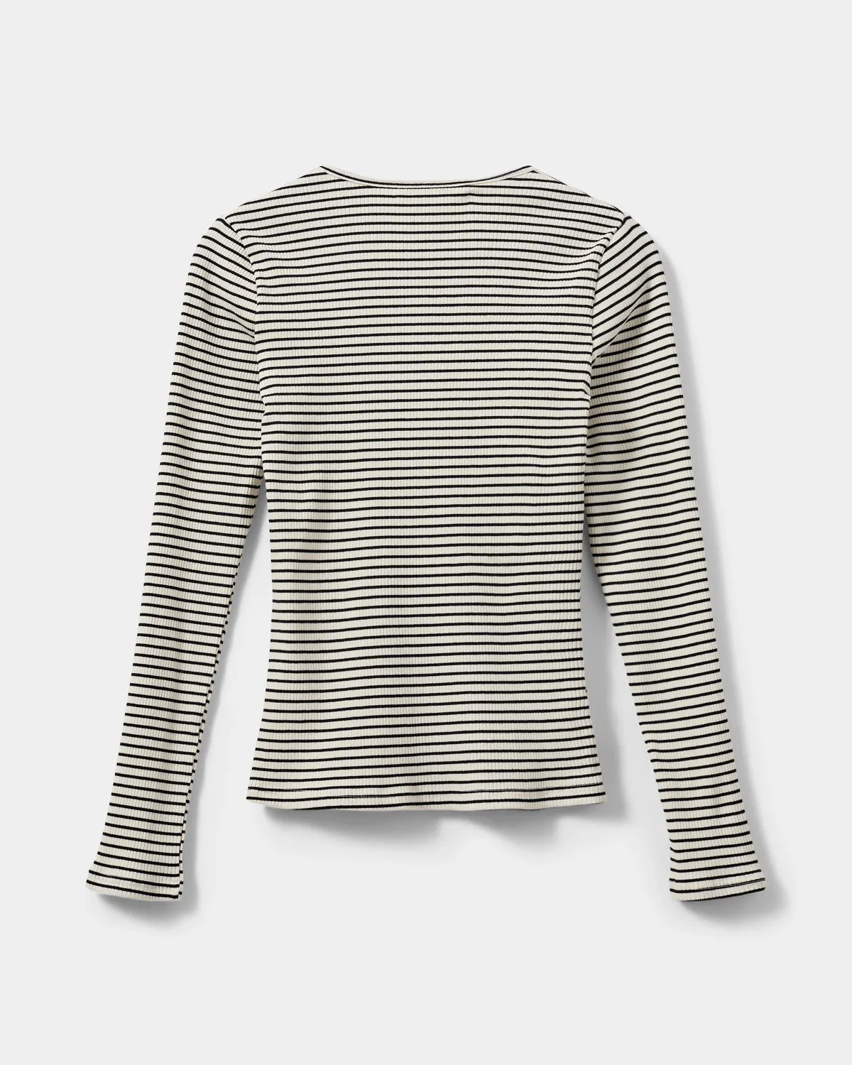 PAXSW T-SHIRT LONG SLEEVE - Black striped