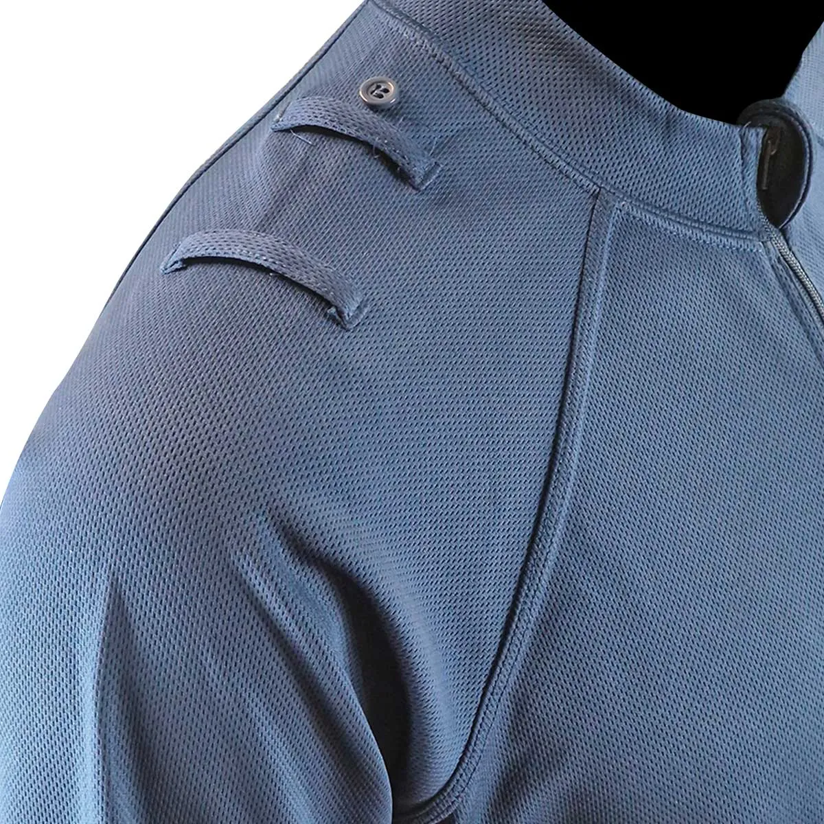 PCSO Long Sleeve T-Shirt with Loop Rank Blue - Grade 1