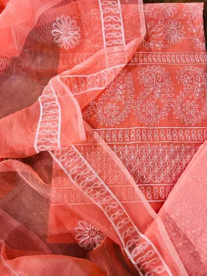 Peach orange Kota Doriya Suit