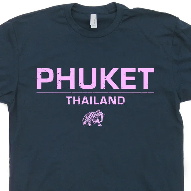 Phuket Thailand T Shirt Vintage elephant T Shirt Cool Yoga T Shirt Hindu Symbol
