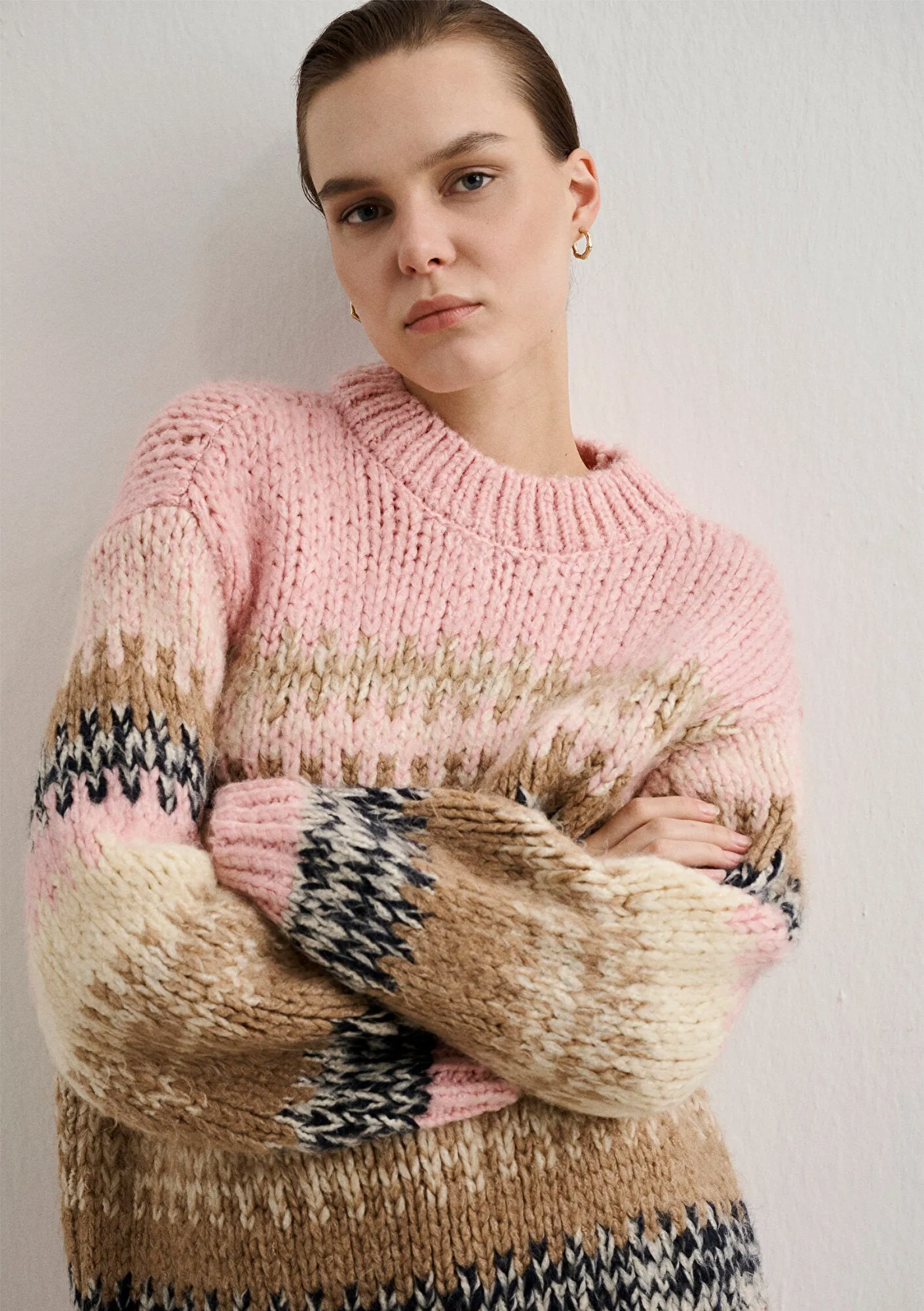 Pink Crewneck Sweater