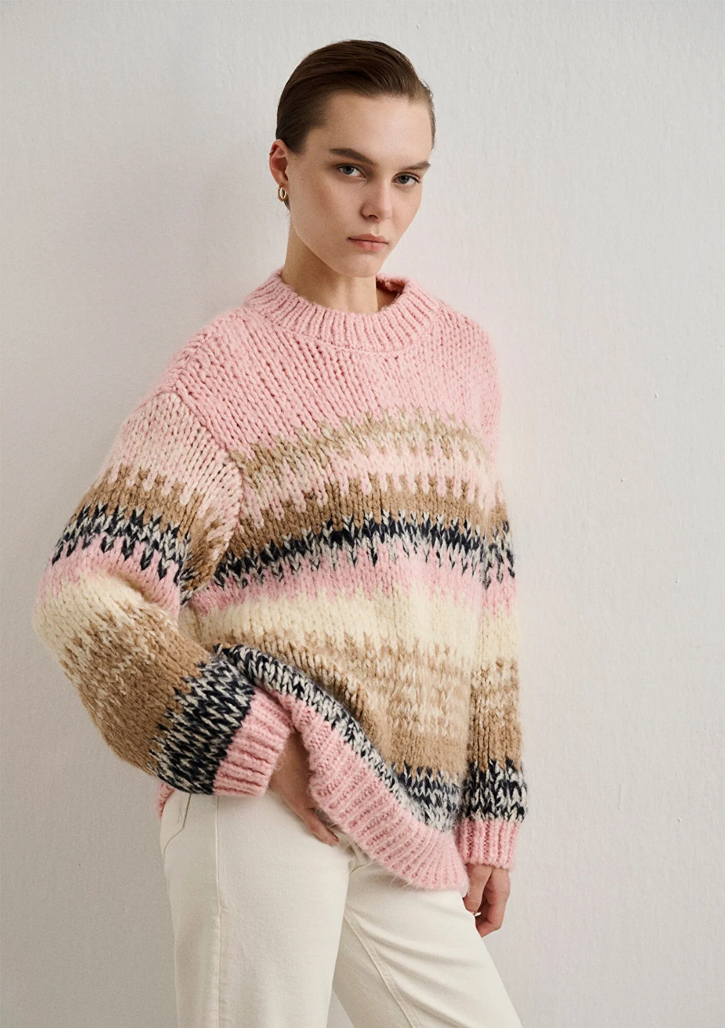 Pink Crewneck Sweater