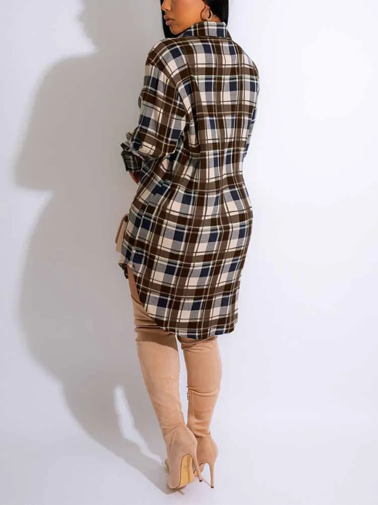 Plaid Button Down Tops