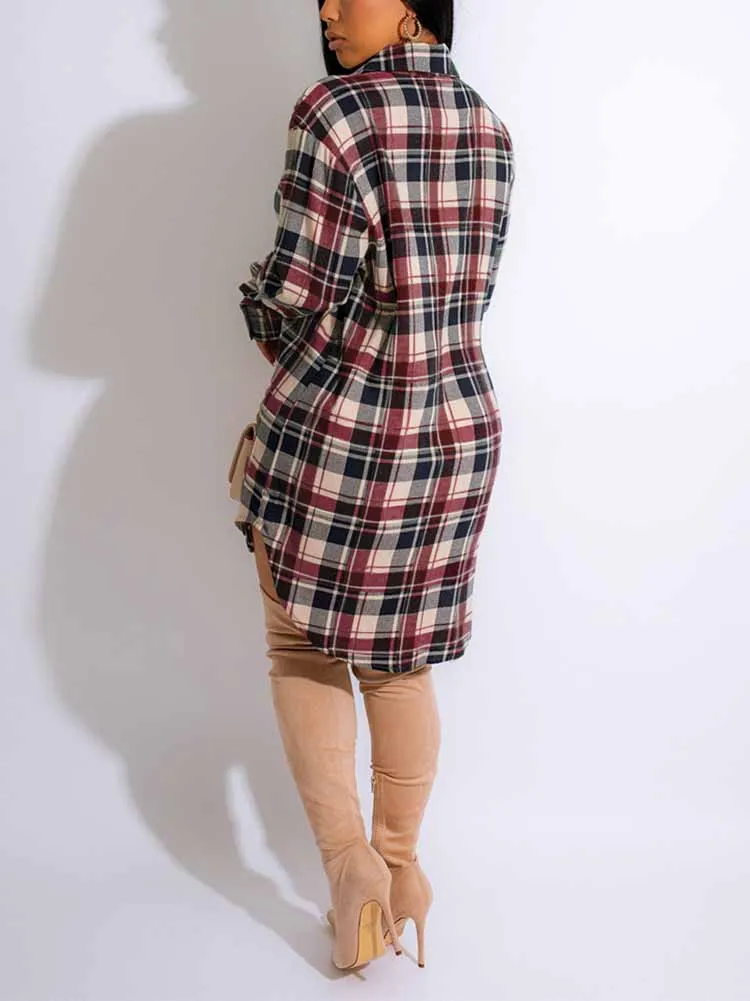 Plaid Button Down Tops