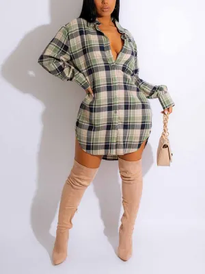 Plaid Button Down Tops