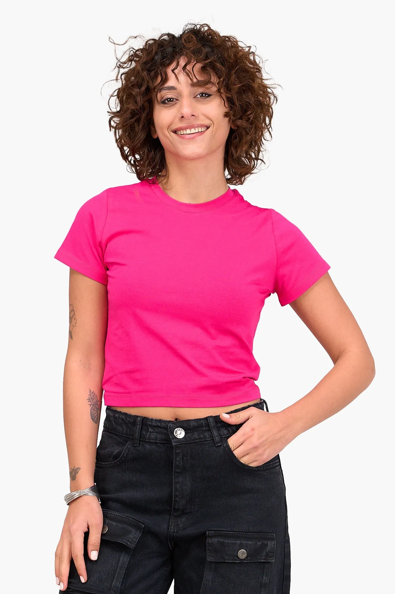 Plain Cropped Top