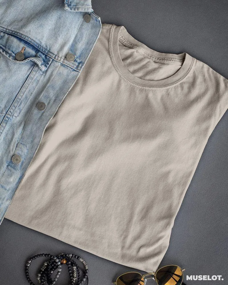 Plain grey mens t shirts