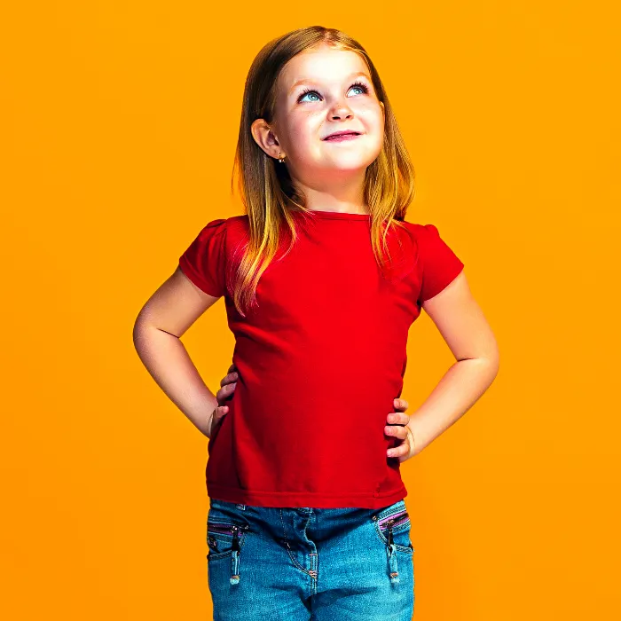 Plain Red T-Shirt for Kids